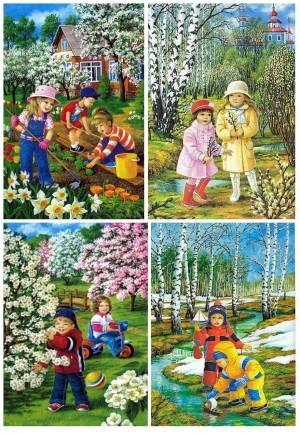 Раскраска весна для детей 6 7 лет #21 #47556