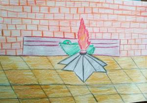 Раскраска вечный огонь для детей #16 #47674