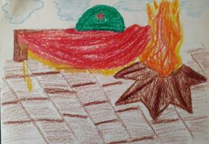 Раскраска вечный огонь для детей #19 #47677