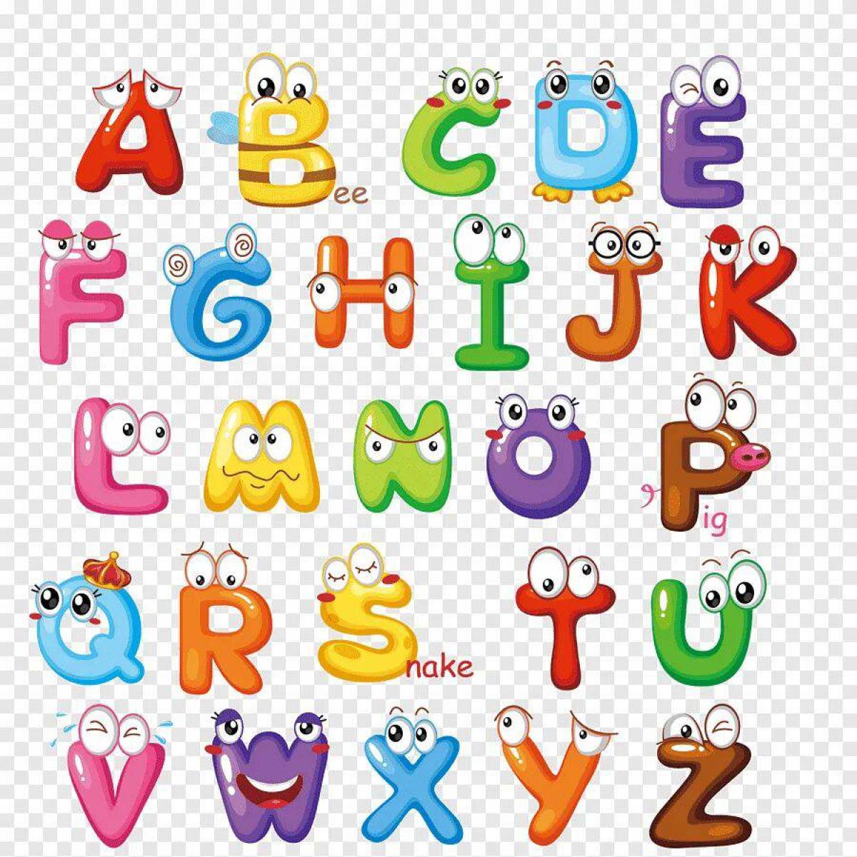 Буквы английского алфавита #3