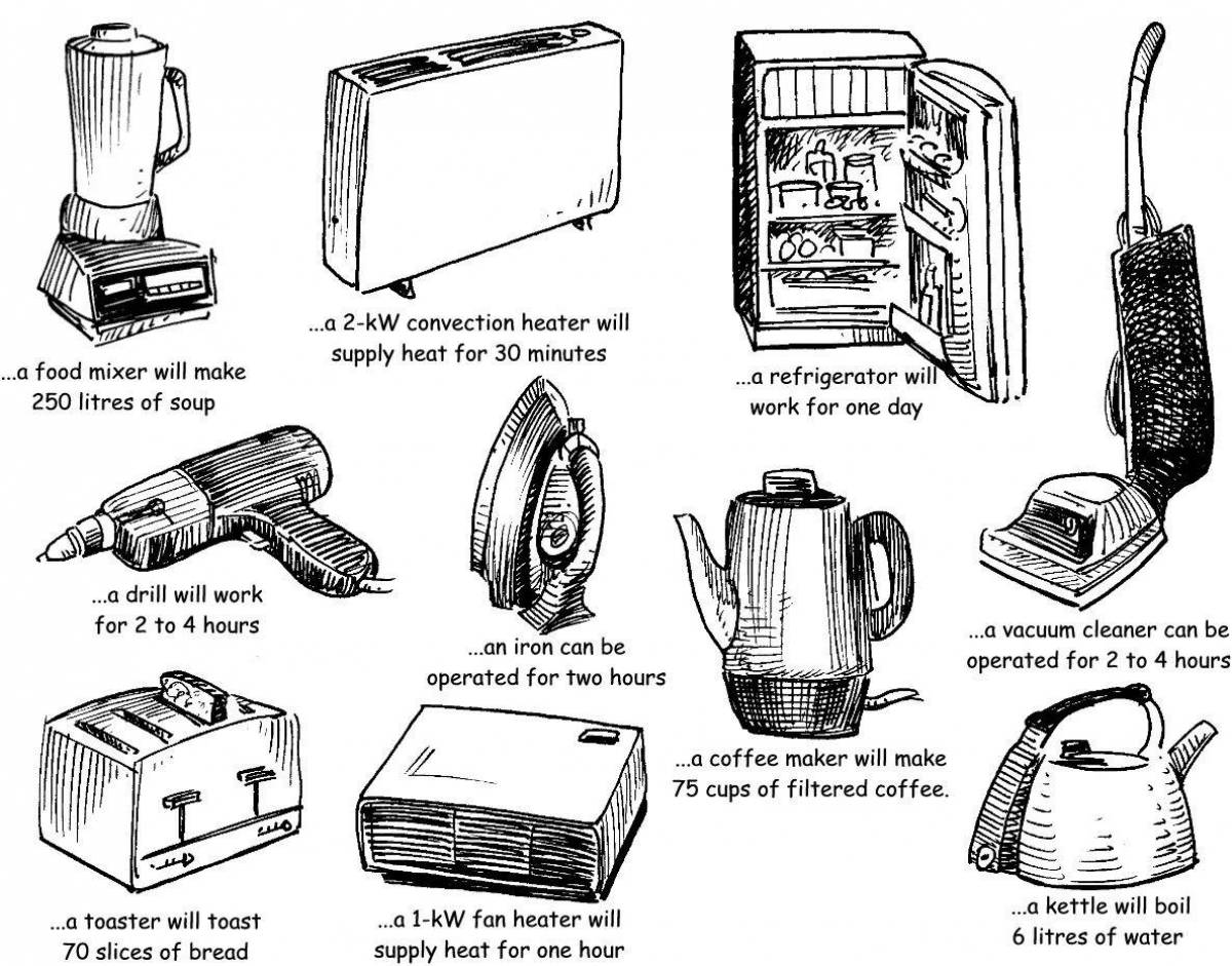 картинки бытовых приборов для дошкольников