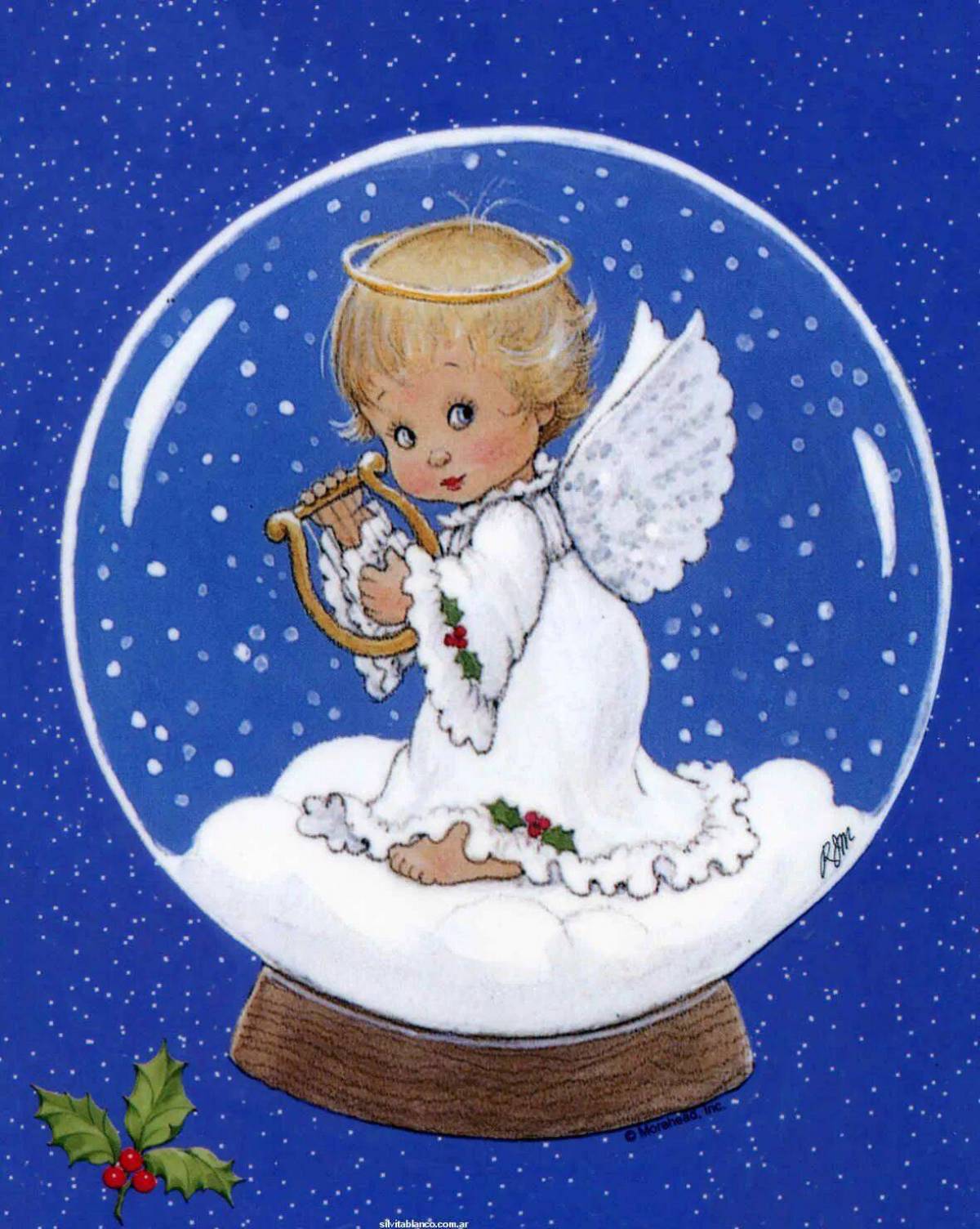 Рождество христово ангел. Ruth Morehead Рождественские ангелочки. Christmas Angel. Рождественский ангел. Ruth Morehead ангелы. Новогодние открытки с ангелочками.