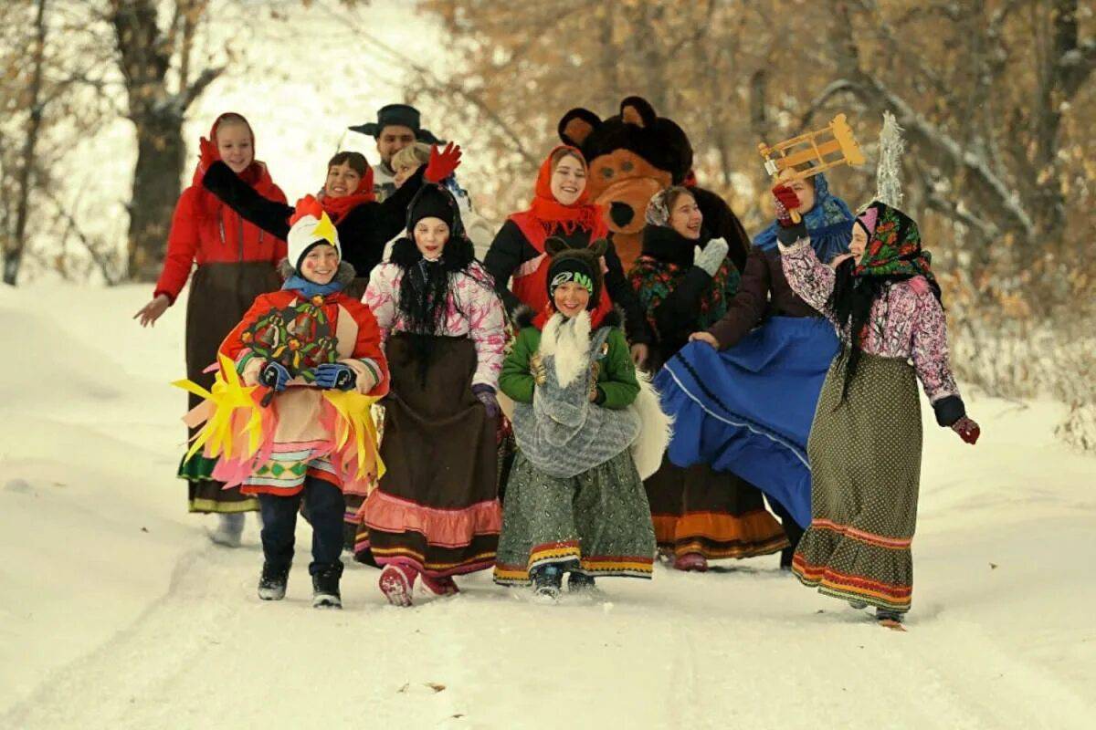 Рождественская народная. Рождественские Святки колядование. Коляда, мехоноша. Рождественский праздник колядки. Зимние Святки, Коляда.