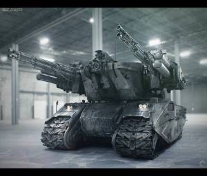 Раскраска робот танк #21 #476781