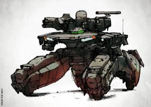 Раскраска робот танк #22 #476782