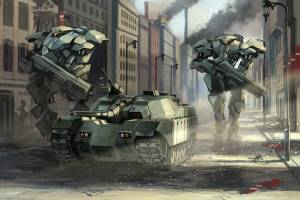Раскраска робот танк #24 #476784