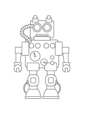 Раскраска роботы для детей 4 5 лет #12 #476869