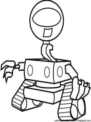 Раскраска роботы для детей 4 5 лет #14 #476871