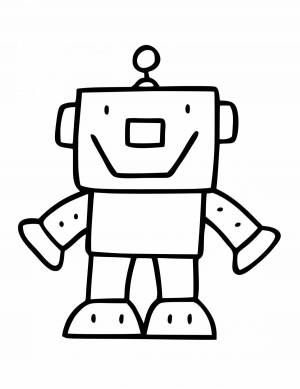 Раскраска роботы для детей 4 5 лет #21 #476878