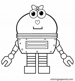 Раскраска роботы для детей 4 5 лет #29 #476886