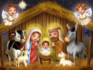 Раскраска рождение иисуса христа для детей #16 #477365