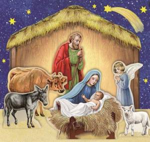 Раскраска рождение иисуса христа для детей #18 #477367