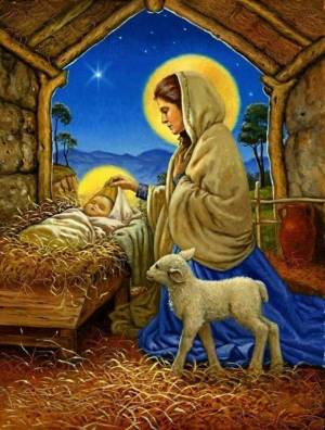 Раскраска рождение иисуса христа для детей #22 #477371