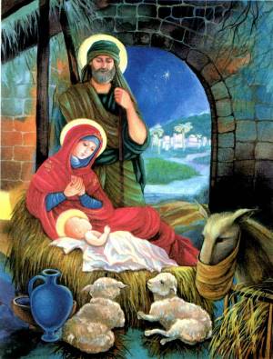 Раскраска рождение иисуса христа для детей #25 #477374