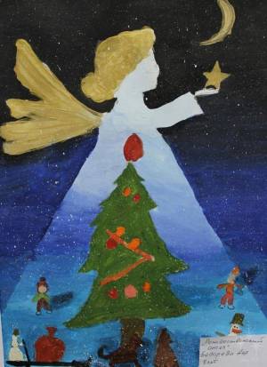 Раскраска рождественская звезда для детей #8 #477386