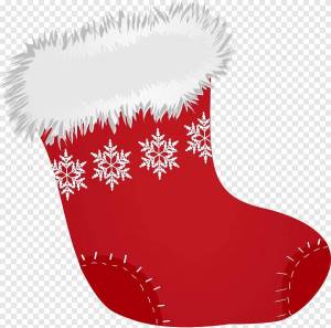 Раскраска рождественский носок #3 #477760