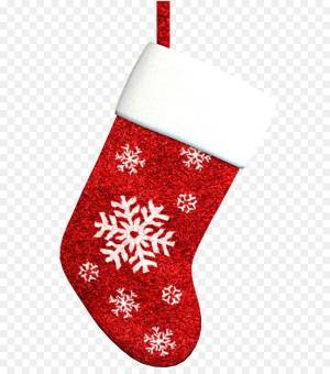 Раскраска рождественский носок #4 #477761