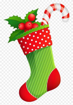 Раскраска рождественский носок #34 #477791