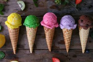 Раскраска рожок мороженого #1 #478024