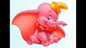 Раскраска розовый слон #14 #478257