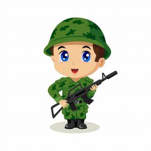 Раскраска российский солдат для детей #6 #479288