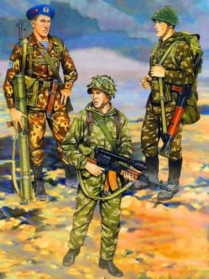 Раскраска российский солдат для детей #8 #479290