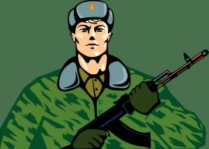 Раскраска российский солдат для детей #31 #479313