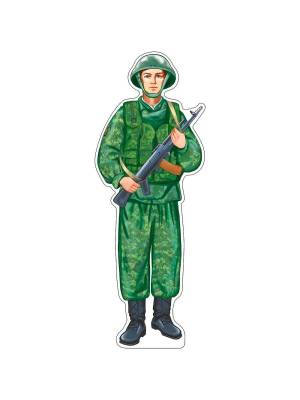 Раскраска российский солдат для детей #32 #479314