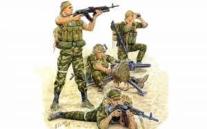 Раскраска российский солдат для детей #35 #479317