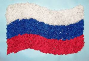Раскраска российский флаг для детей #12 #479329