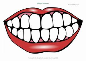 Раскраска рот для детей #6 #479499
