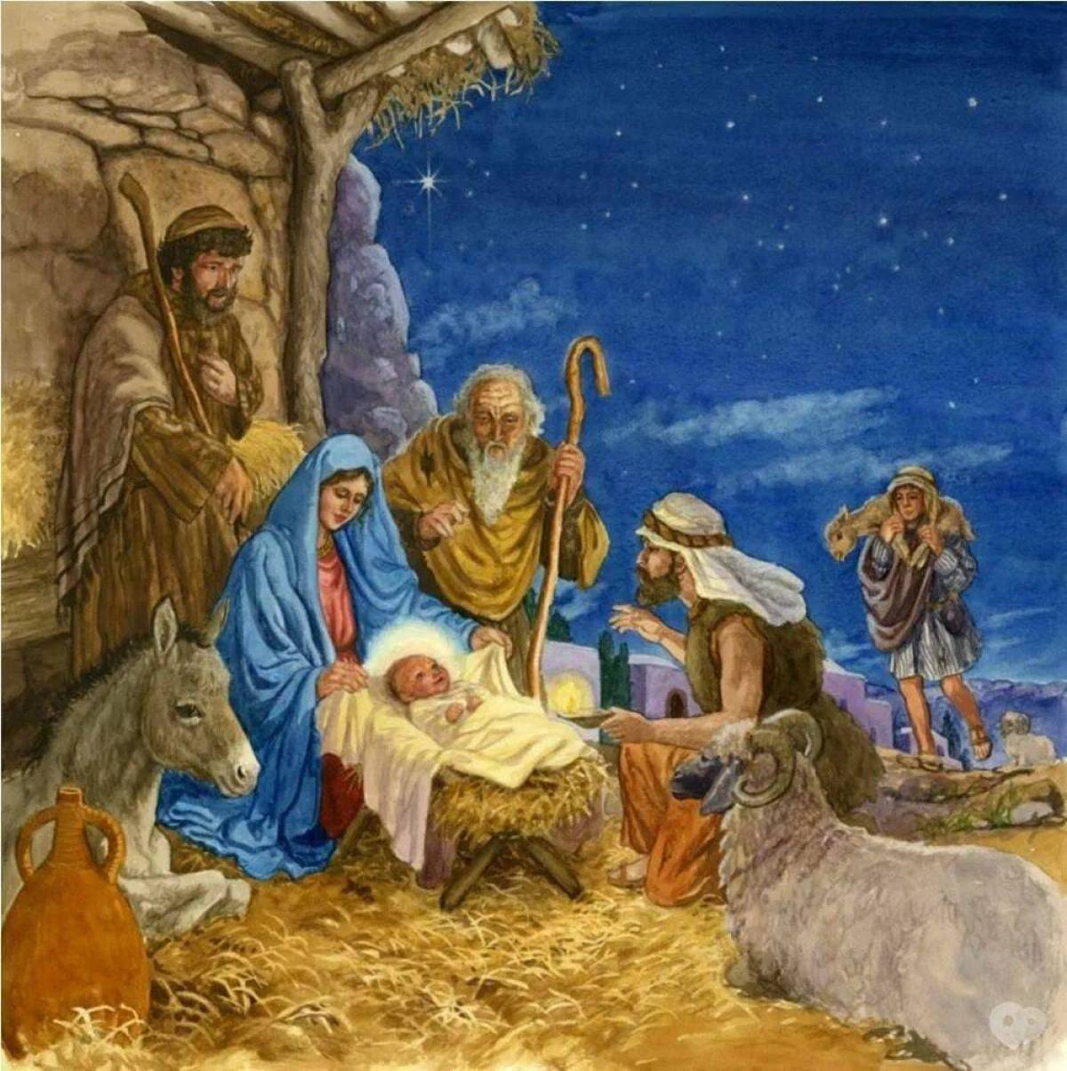 Рождение иисуса христа для детей #3