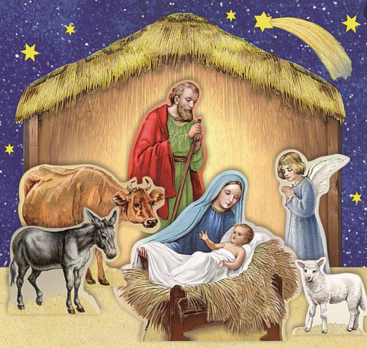 Рождение иисуса христа для детей #18