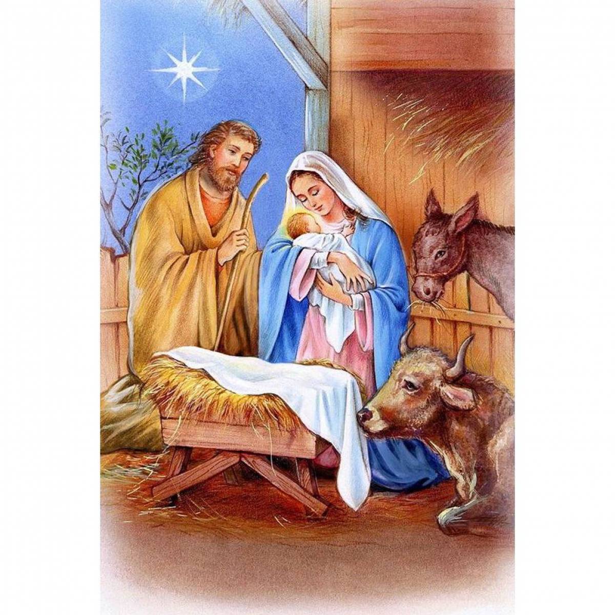 Рождение иисуса христа для детей #19