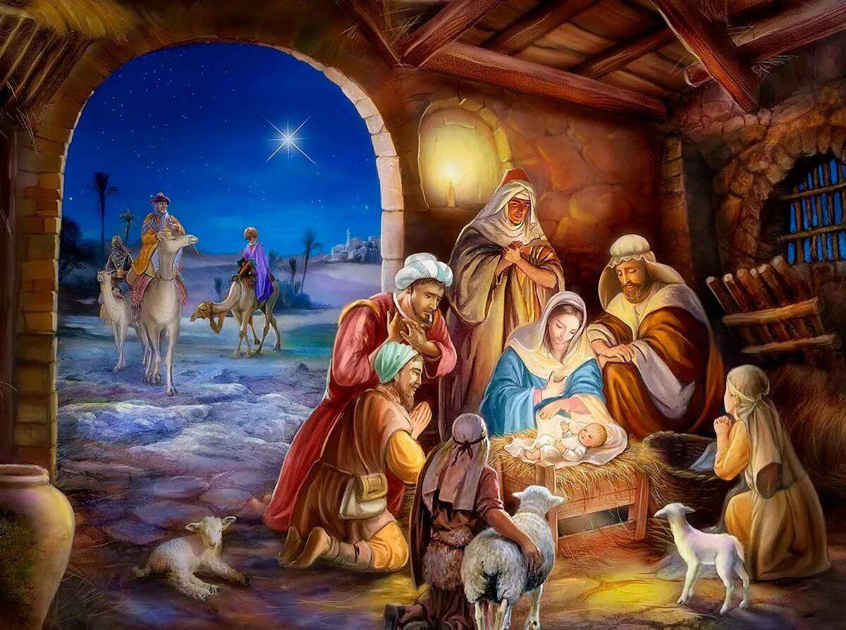 Рождение иисуса христа для детей #24