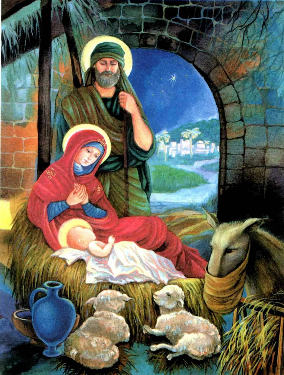 Рождение иисуса христа для детей #25