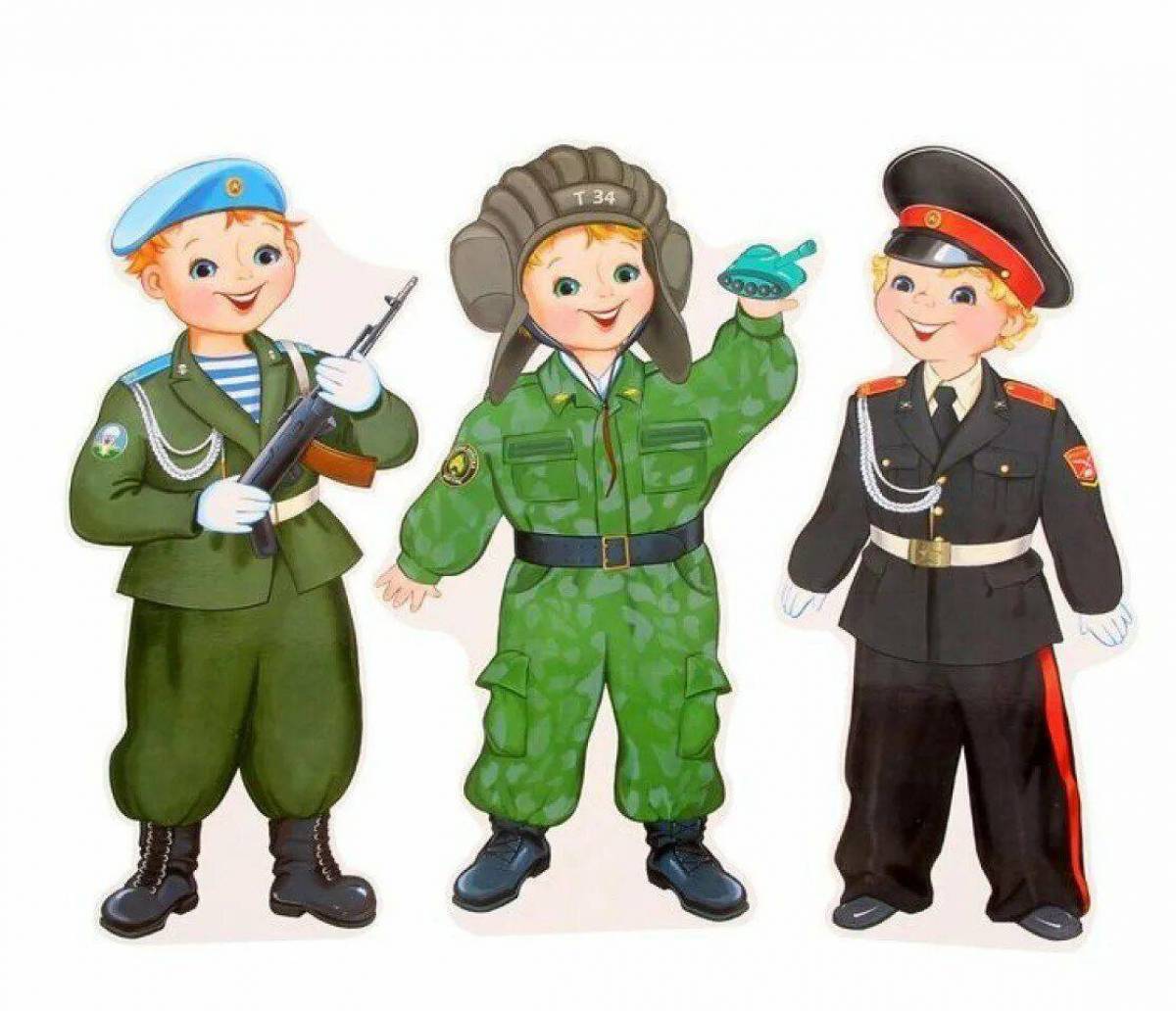 Российский солдат для детей #34