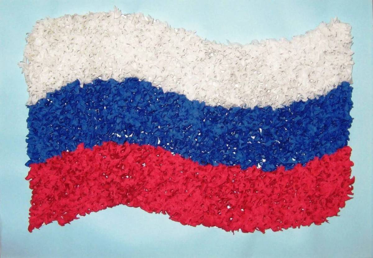 Российский флаг для детей #12