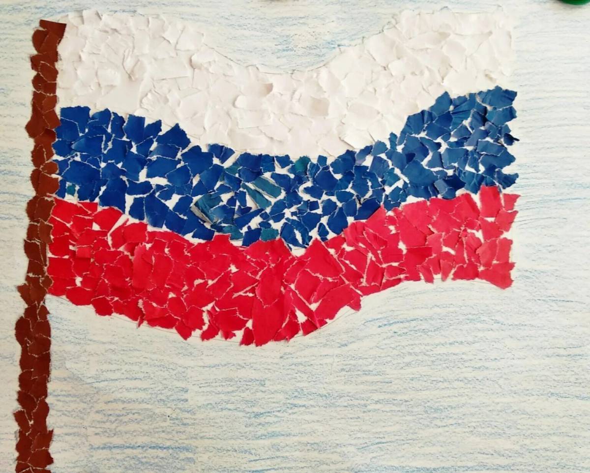 Российский флаг для детей #22