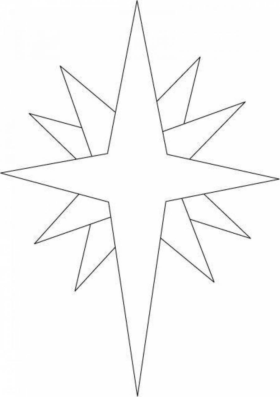 Вифлеемская звезда шаблоны для вырезания Colorear Navidad 73 Estrellas Moldes de estrellas, Manualidades navideñas, Nav