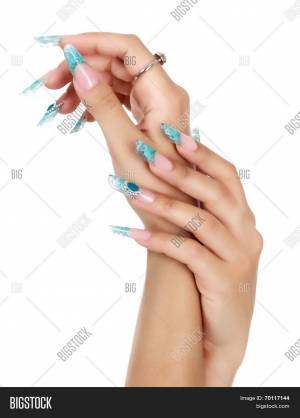 Раскраска рука с ногтями длинными #9 #480088