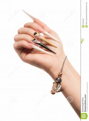 Раскраска рука с ногтями длинными #13 #480092