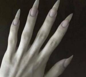 Раскраска рука с ногтями длинными #27 #480106