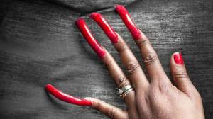 Раскраска рука с ногтями длинными #32 #480111