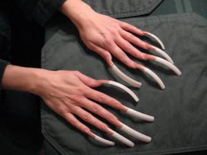 Раскраска рука с ногтями длинными #36 #480115