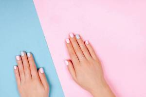 Раскраска рука с ногтями для маникюра #19 #480135