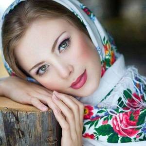 Раскраска русская красавица #28 #481142
