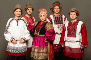 Раскраска русская народная одежда #8 #481193