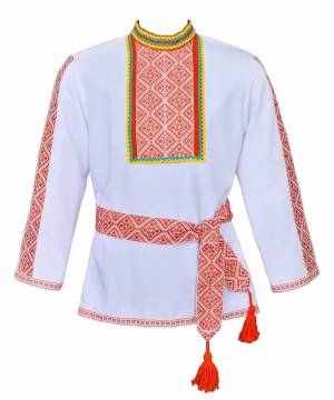 Раскраска русская народная одежда #21 #481206