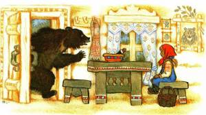 Раскраска русская народная сказка маша и медведь #14 #481228